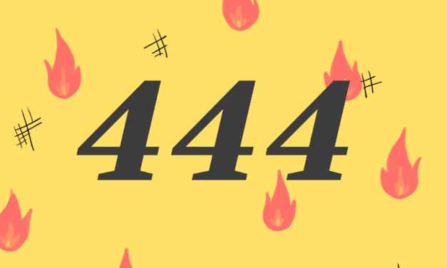 What does 444 mean?  The number that brings transformative energy.
