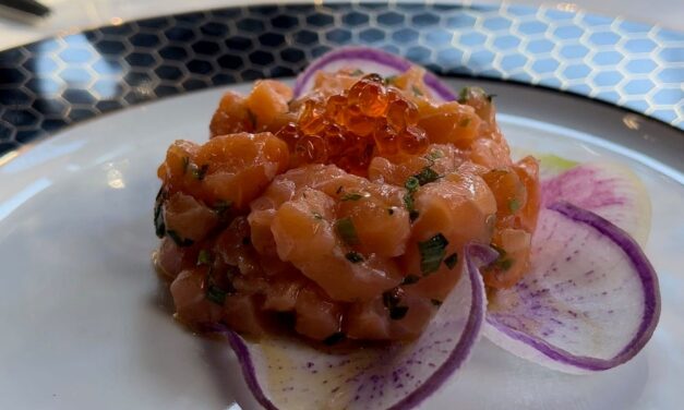 Salmon Tartare recipe by Michele Casadei Massari of Lucciola in NYC