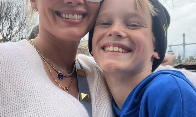 Hilary Duff’s son Luca Comrie has come of age on a rare London outing