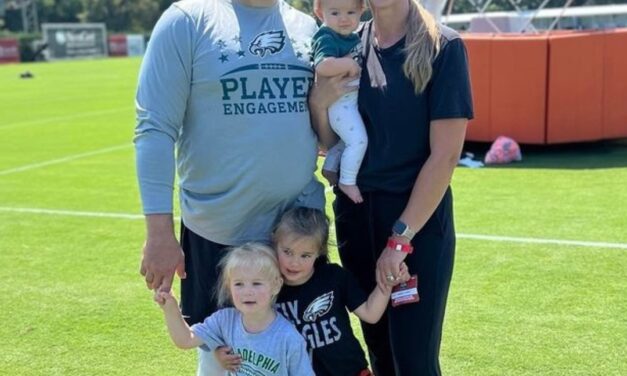 Jason & Kylie Kelce’s Cute Family Pics Prove They’re the Perfect Team