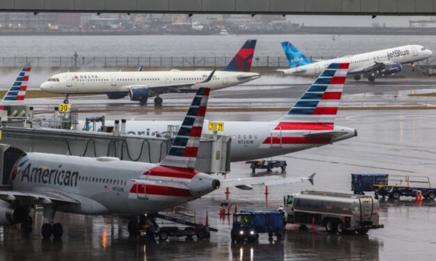 Airline stocks tumble after Delta trims profit forecast