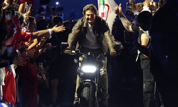 Tom Cruise Ends Olympics Closing Ceremony With Truly Impossible Stunt