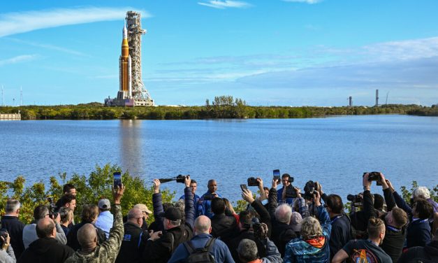 NASA conducts launchpad test of massive Artemis rocket