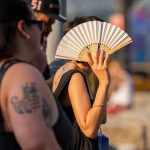 The scorching heat is expected to continue throughout the weekend