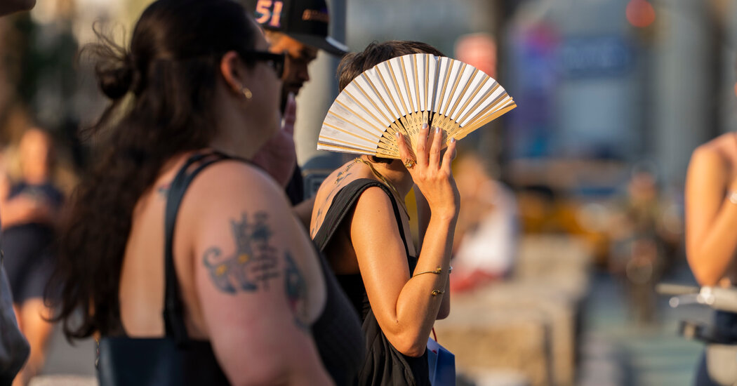 The scorching heat is expected to continue throughout the weekend